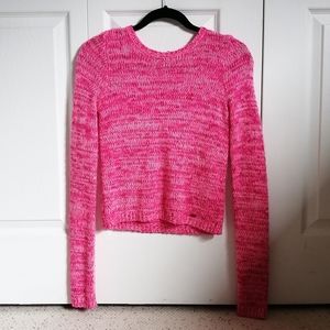 Size XS Hollister Hot Pink Knit Sweater